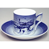 1993 Royal Copenhagen Weihnachtstasse, Weihnachtsgäste