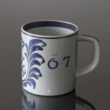 Large Mug "Queen Margrethe's Wedding" 1967, Royal Copenhagen no. 3115