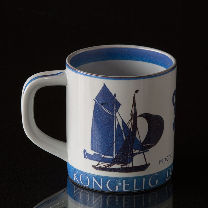 MindeKrus, Den Kgl. Danske Yachtklub nr. 776-3135, Aluminia, Royal Copenhagen