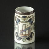 Mug "The New Little Belt Bridge", no date, Royal Copenhagen