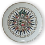 1974 Royal Copenhagen Compass plate,