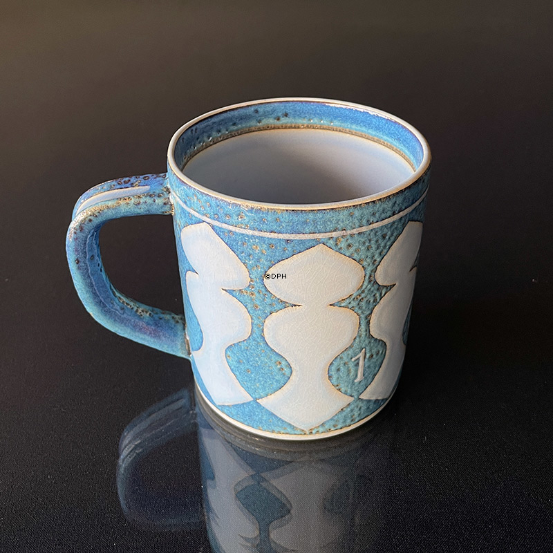 1967 Royal Copenhagen stort årskrus