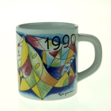 1990 Annual Mug, Large, Royal Copenhagen