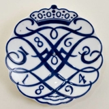1869-1894 Royal Copenhagen Mindeplatte,