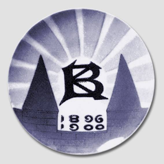 1896-1900 Royal Copenhagen Mindeplatte,