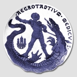 1897 Royal Copenhagen Mindeplatte, AEGRO-TANTIUM
MEDICUS