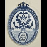 1818-1898 Royal Copenhagen Mindeplatte