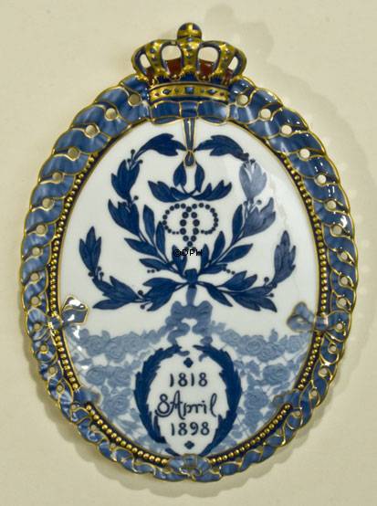 1818-1898 Royal Copenhagen Mindeplatte