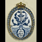 1818-1898 Royal Copenhagen Memorial plate