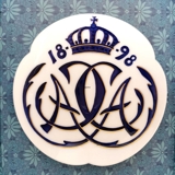 1818-1898 Royal Copenhagen Mindeplatte