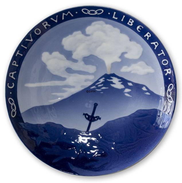1899 Royal Copenhagen Mindeplatte, CAPTIVORUM LIBERATOR