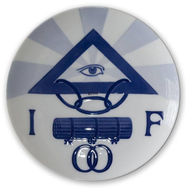 1899 Royal Copenhagen Mindeplatte, Odd Fellow