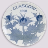 1901 Royal Copenhagen Memorial plate , Glasgow 1901