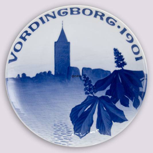 1901 Royal Copenhagen Mindeplatte, Vordingborg 1901