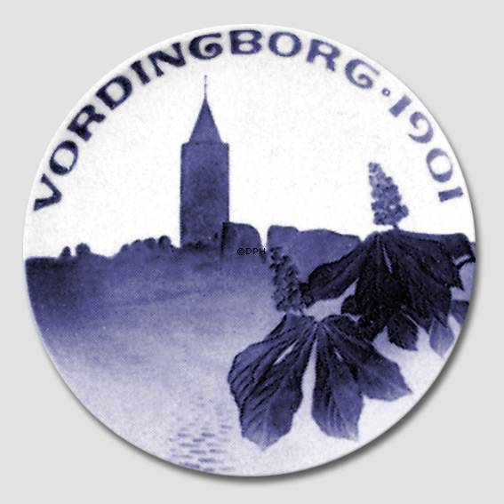 1901 Royal Copenhagen Mindeplatte, Vordingborg 1901