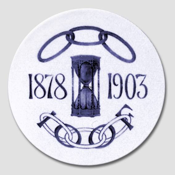 1878-1903 Royal Copenhagen Mindeplatte,