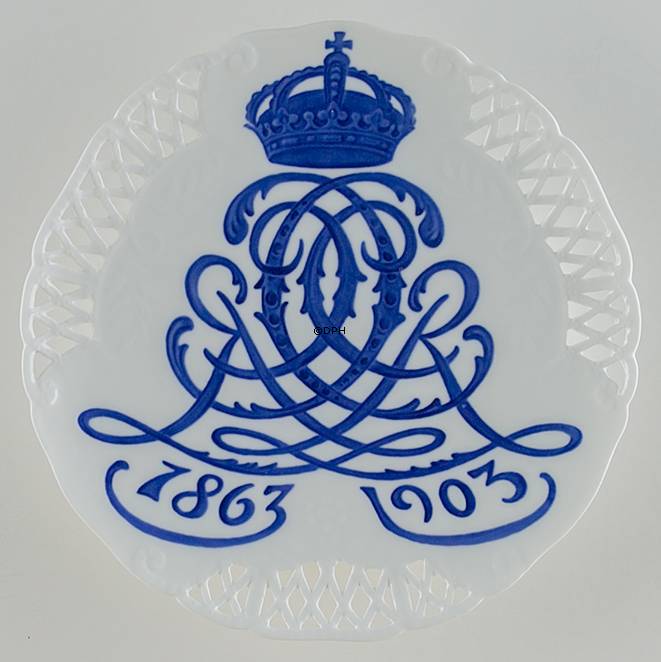 1903 Royal Copenhagen Mindeplatte, 1863-1903
