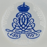 1903 Royal Copenhagen Memorial plate 1863-1903
