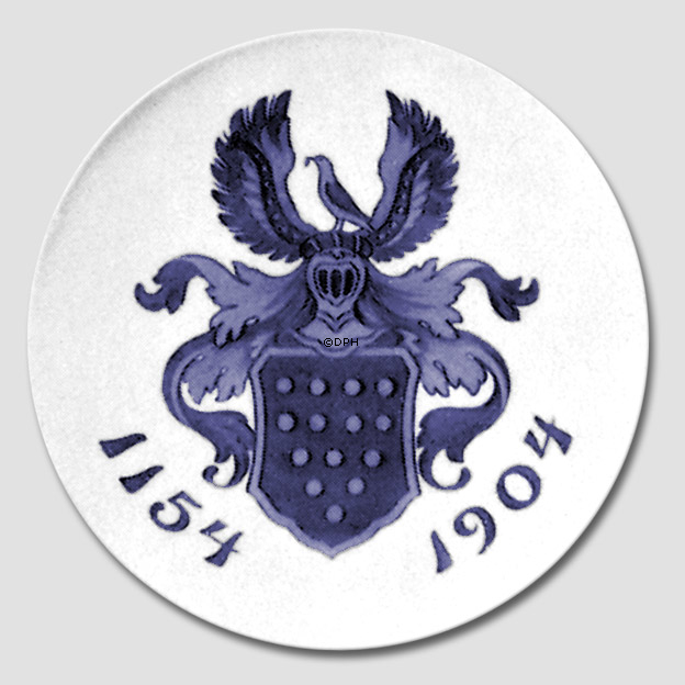 1154-1904 Royal Copenhagen Mindeplatte,