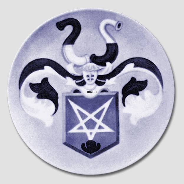 1866-1906 Royal Copenhagen Mindeplatte,