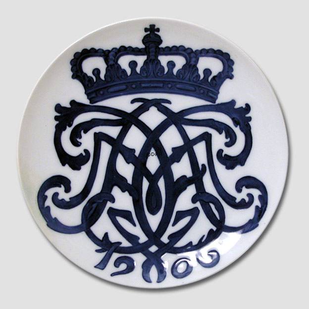 1906 Royal Copenhagen Mindeplatte, Norsk kroningsplatte