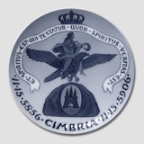 1856-1906 Royal Copenhagen Memorial plate, ET SPIRITUS EST QUI TESTATUR QUOD SPIRITUS VERITAS EST