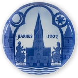 1907 Royal Copenhagen Memorial plate, Aarhus 1907