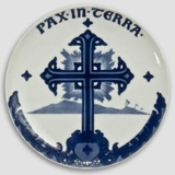 1907 Royal Copenhagen Mindeplatte, PAX IN TERRA