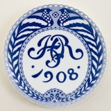 1908 Royal Copenhagen Mindeplatte,