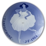 1908 Royal Copenhagen Gedenkteller, TERPSICHORE