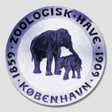 1859-1909 Royal Copenhagen Mindeplatte, 1859 - 
ZOOLOGISK HAVE KØBENHAVN 1909