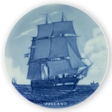 1909 Royal Copenhagen Mindeplatte, Fregatten Jylland