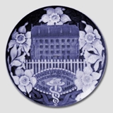 1911 Royal Copenhagen Memorial plate, HANDELS-REJSENDEFORENINGEN AF 1886. 1911 PAASKE LØRDAG.