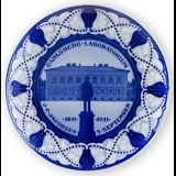 1811-1911 Royal Copenhagen Memorial plate, CARLSBERG LABORATORIUM J.C.JACOBSEN 2. SEPTEMBER 1811-1911