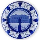 1811-1911 Royal Copenhagen Gedenkteller, CARLSBERG LABORATORIUM JCJACOBSEN 2. September 1811-1911