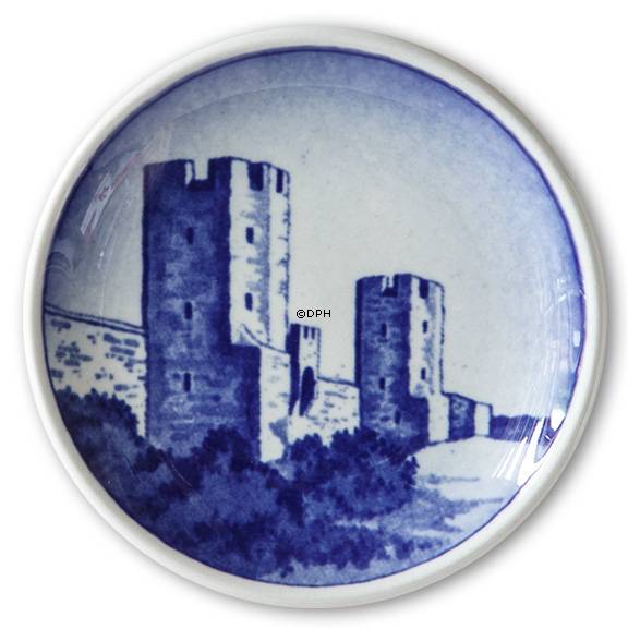 Royal Copenhagen Plaquette nr. 124, Visby Ringmur, Gotland, Sverige