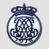 1912 Royal Copenhagen Mindeplatte, Tronbestigelsen Christian X og Alexandrine