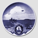 1882-1913 Royal Copenhagen Memorial plate, HERNING