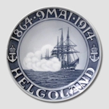 1849-1914 Royal Copenhagen Memorial plate , Helgoland Plate