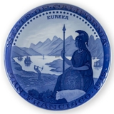 1915 Royal Copenhagen Memorial plate, STATE OF CALIFORNIA - SAN FRANCISCO 1915