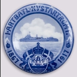 1867-1917 Memorial plate, i. ARTBATL. KYSTARTRGMT