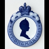 1847-1917 Royal Copenhagen Mindeplatte, 1847 -DAGMAR - 1917