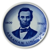Royal Copenhagen Plaquette no. 177, Abraham Lincoln, US Presidents