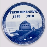 1818-1918 Royal Copenhagen Gedenkteller, 1818 -FREDERIKSHAVN 1918.