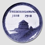 1818-1918 Royal Copenhagen Gedenkteller, 1818 -FREDERIKSHAVN 1918.