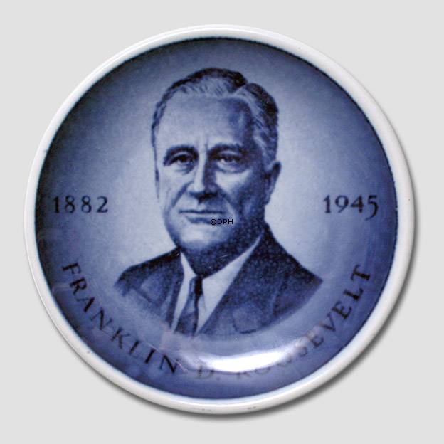 Royal Copenhagen Plaquette nr. 179, Franklin D. Roosevelt