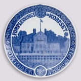 1868-1918 Royal Copenhagen Memorial plate, FORPLEJNINGSKORPSET i OKTOBER 
1868-1918