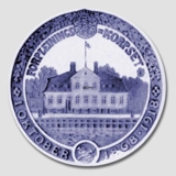 1868-1918 Royal Copenhagen Memorial plate, FORPLEJNINGSKORPSET i OKTOBER 
1868-1918