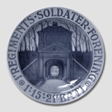 1920 Royal Copenhagen Mindeplatte, I REGIMENTS SOLDATER FORENING I. 15.
21. BATL.