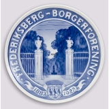 1882-1922 Royal Copenhagen Mindeplatte, FREDERIKSBERG BORGER
FORENING 1882-1922
